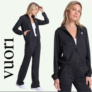 Vuori Black Courtside Track Suit, Sz Small